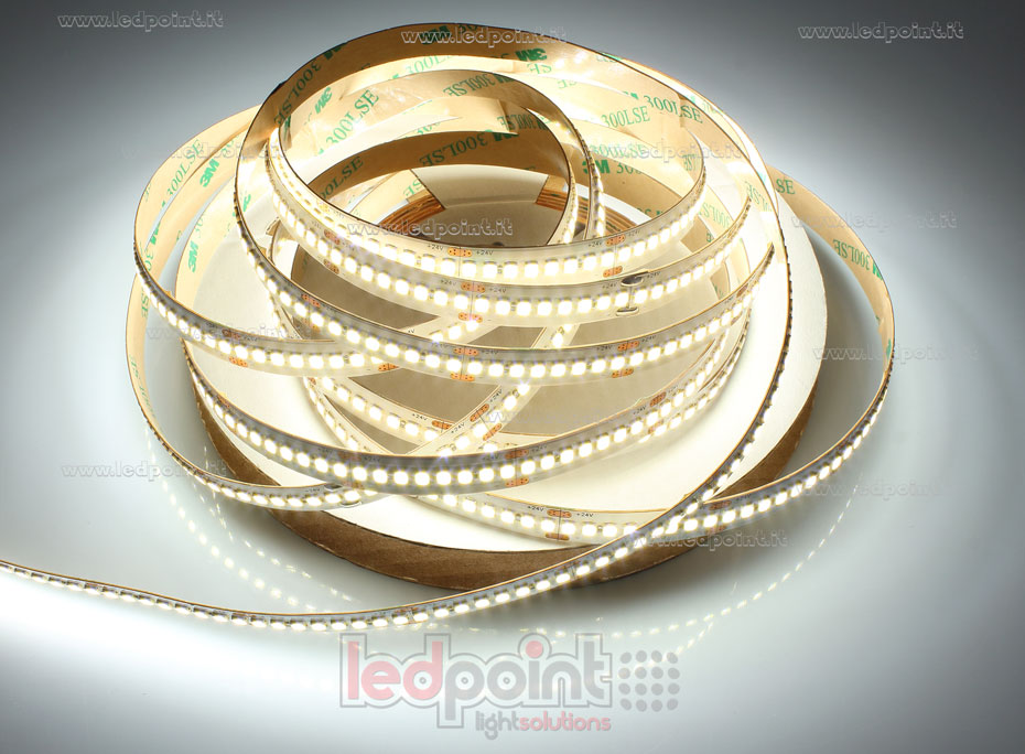 Tira de led 2835 24V IP20 4000K 3step 240led/m