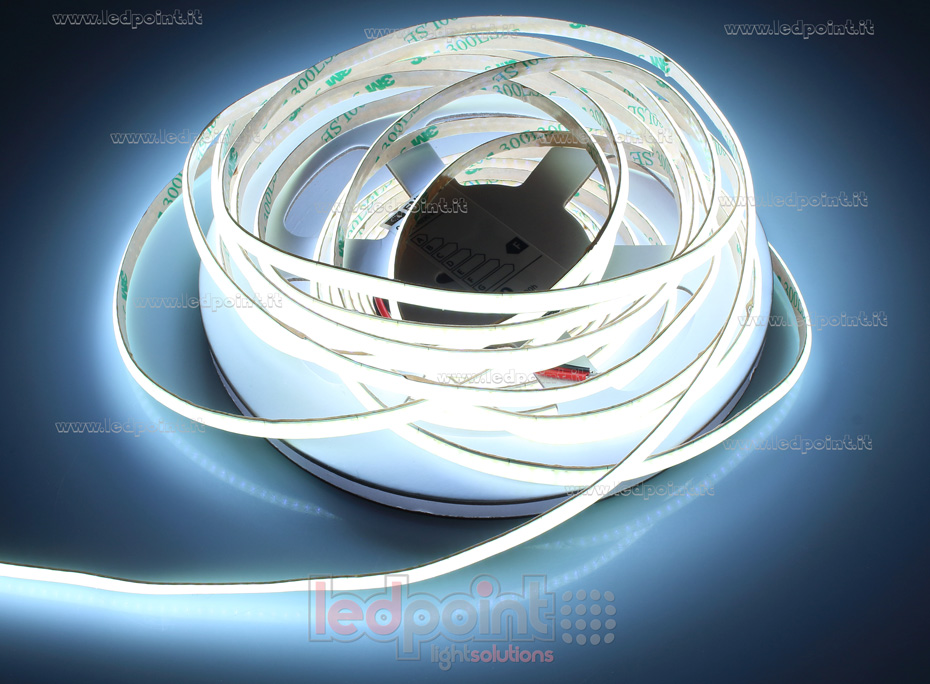 Tira de led COB 24V IP20 6000K 400led/m