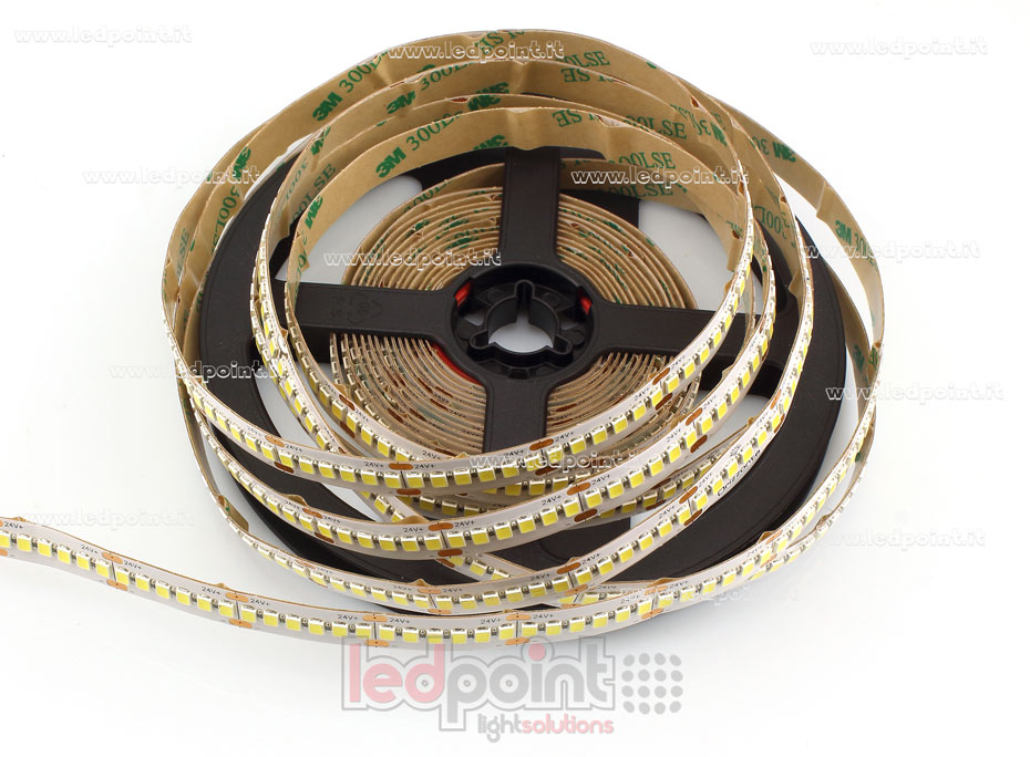 Tira de led 2835 24V IP20 6300-6800K 240led/m