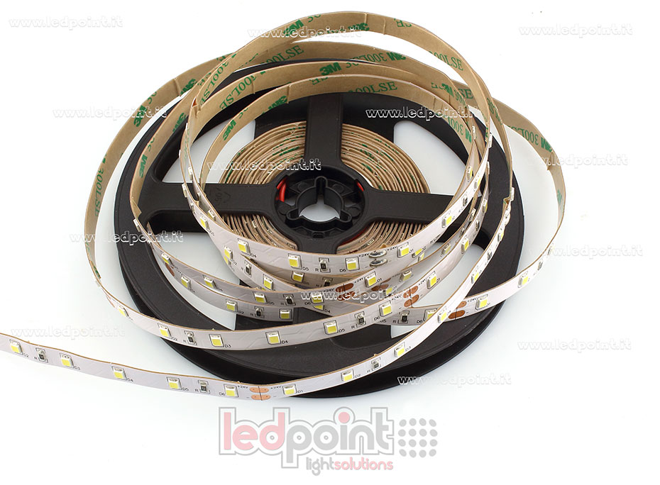 Tira de led 2835 24V IP20 6000-6500K 60led/m