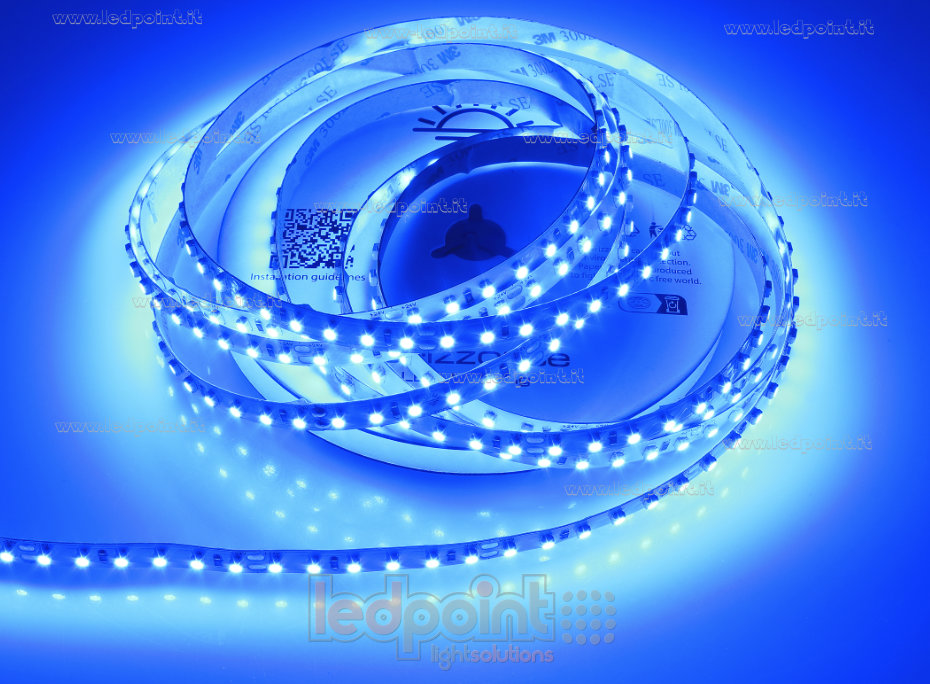 Tira de led 3528 24V IP20 465-468nm 120led/m