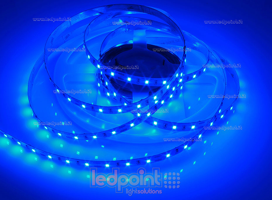 Tira de led 2835 12V IP20 460-465nm 60led/m