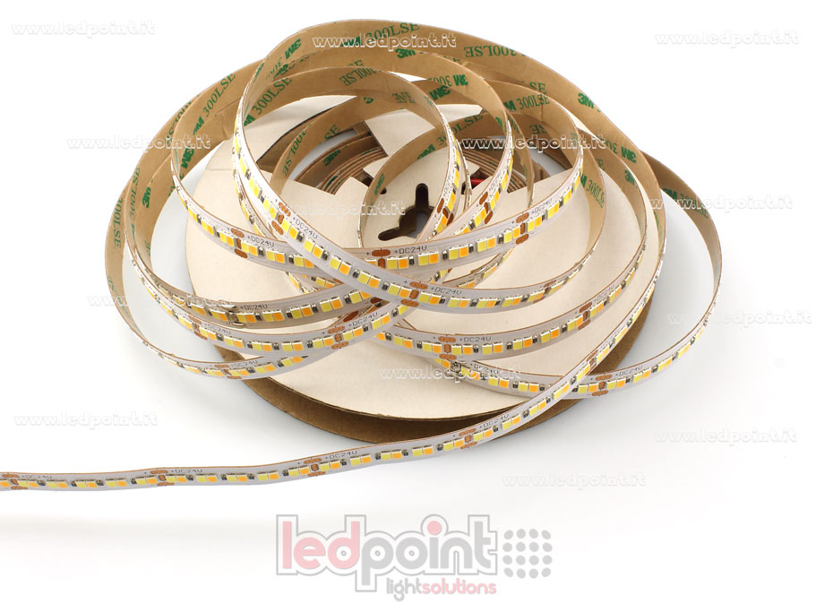 Tira de led 2835 24V IP20 2700-6500K 120+120led/m