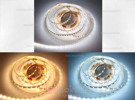 Tira de led 2835 24V IP20 2600-6500K 60+60led/m Tira de led 2835 24V IP20 2600-6500K 60+60led/m