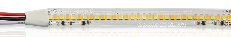 Tira de led 2835 48V IP20 3000-5000K 128+128led/m