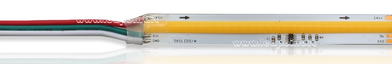 Tira de led COB 24V IP20 3000K 360led/m