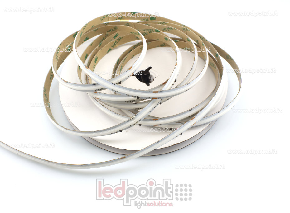 Tira de led COB 24V IP20 RGB+3000K 392+392led/m
