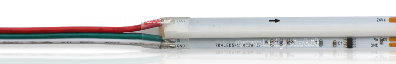 Tira de led COB 24V IP20 RGB+4000K 392+392led/m Tira de led COB 24V IP20 RGB+4000K 392+392led/m