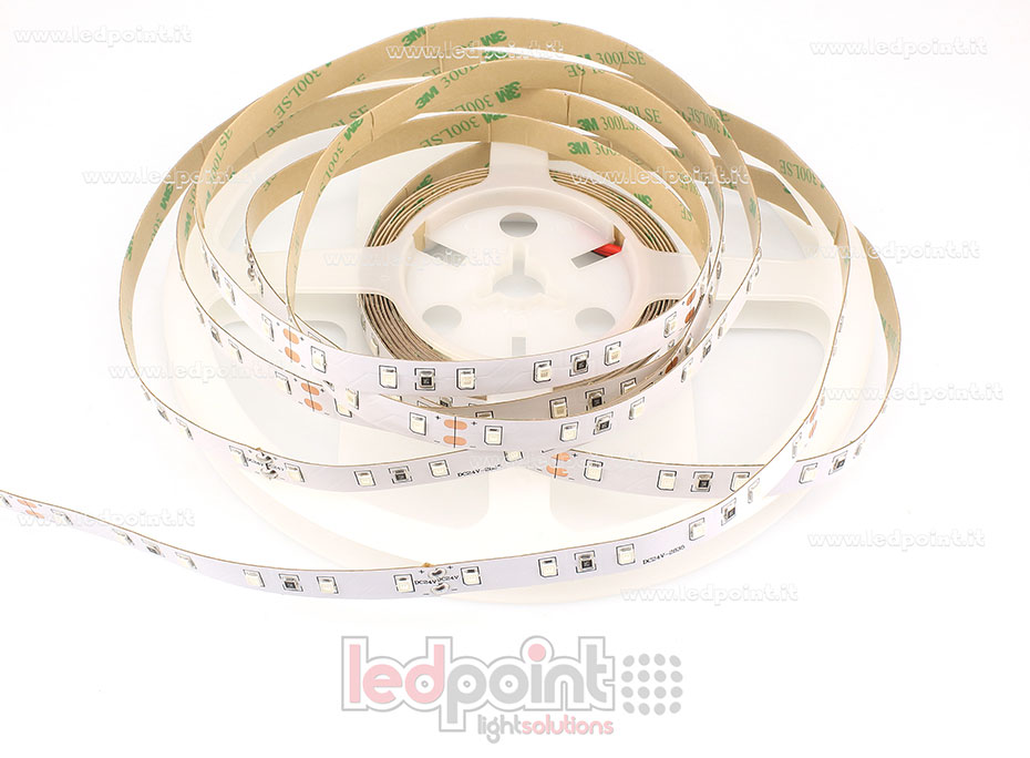 Tira de led 2835 24V IP20 520-525nm 60led/m