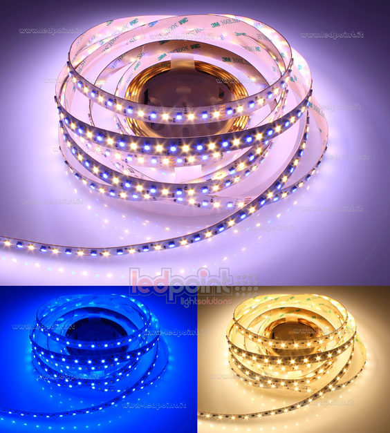 Tira de led 3838+2835 24V IP20 3000K 3step 70+70led/m