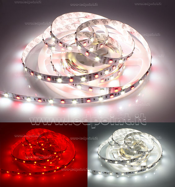 Tira de led 5050 12V No 4250-4500K 300 led (60led/m) e 0 lumen/m