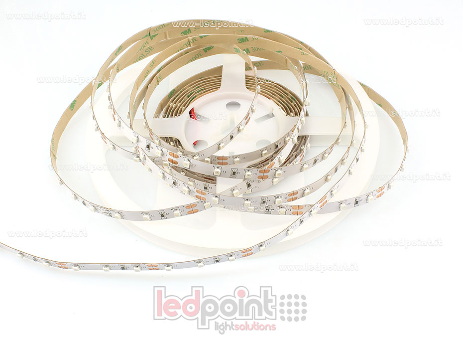 Tira de led 3528 12V IP20 620-623nm 60led/m