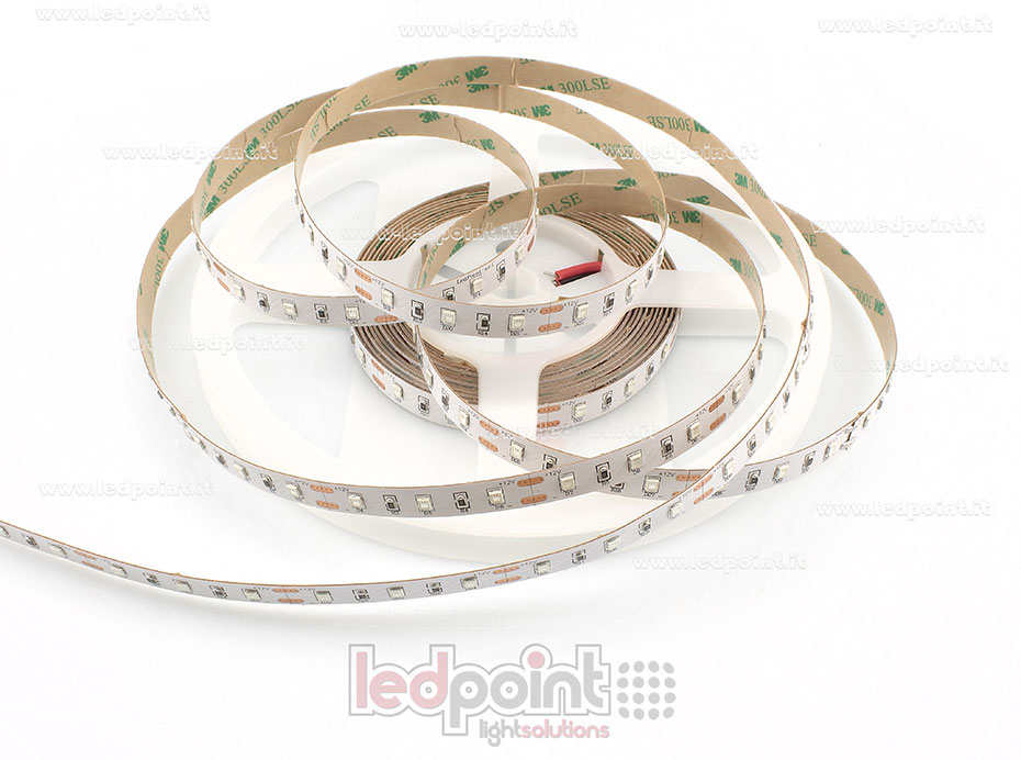 Tira de led 2835 12V IP20 620-625nm 60led/m