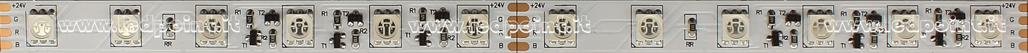 Tira de led 5050 24V IP20 RGB 60led/m F52-RGB-060522A