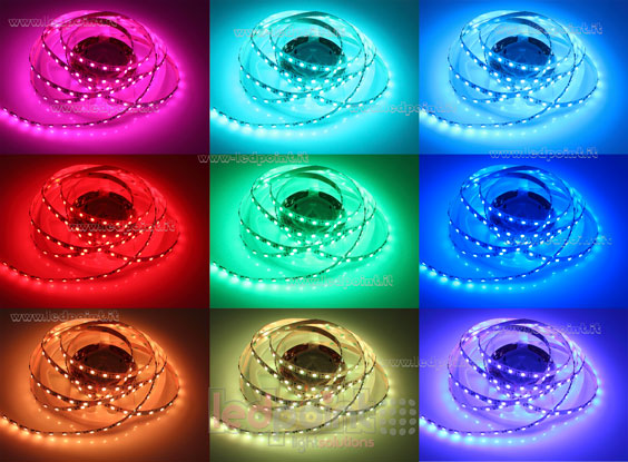 Tira de led 5050 24V IP20 RGB 60led/m F52-RGB-060522A