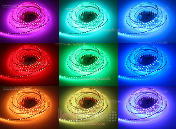 Tira de led 3838 24V IP20 RGB 120led/m F52-RGB-120G12-W5 Tira de led 3838 24V IP20 RGB 120led/m F52-RGB-120G12-W5