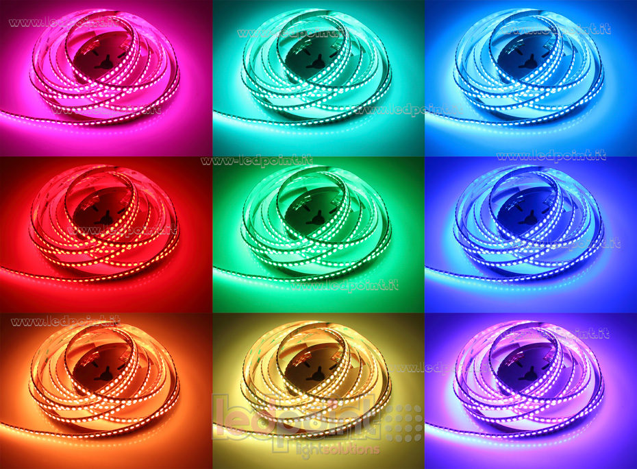 Tira de led 4040 24V IP20 RGB 168led/m Tira de led 4040 24V IP20 RGB 168led/m