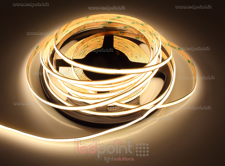 Tira de led COB 24V IP20 3000K 320led/m FA2-300-320OM2