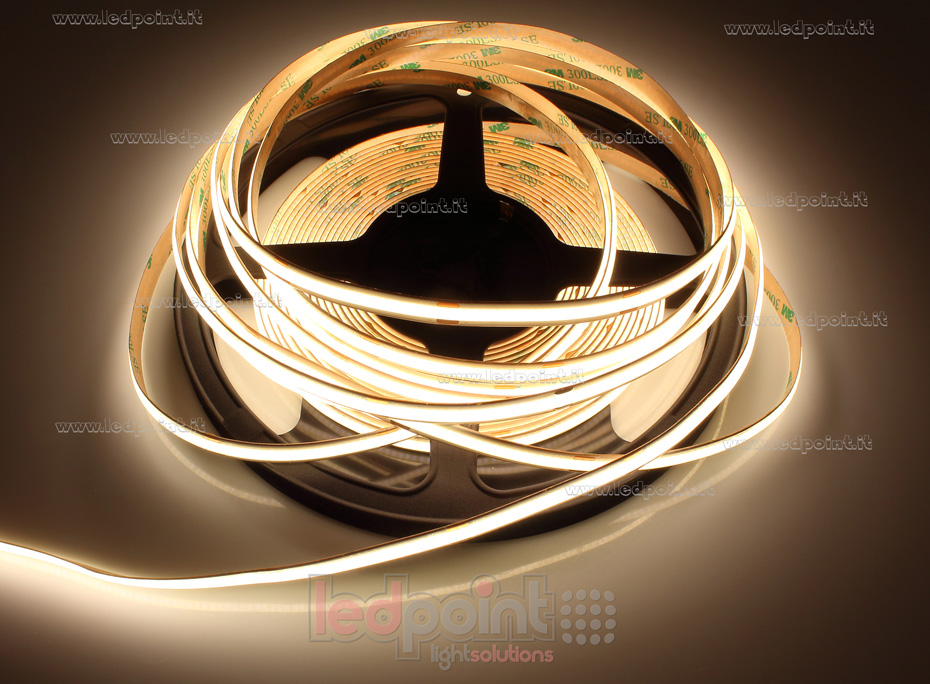 Tira de led COB 24V IP20 3000K 480led/m FA2-300-480OM2