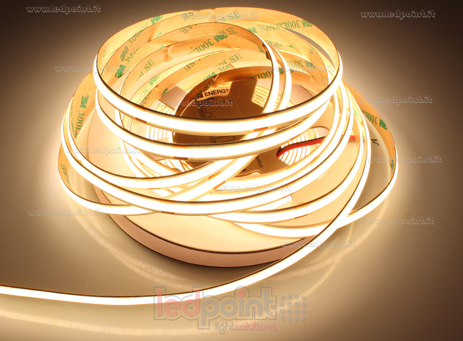 Tira de led COB 24V IP20 3000K 480led/m
