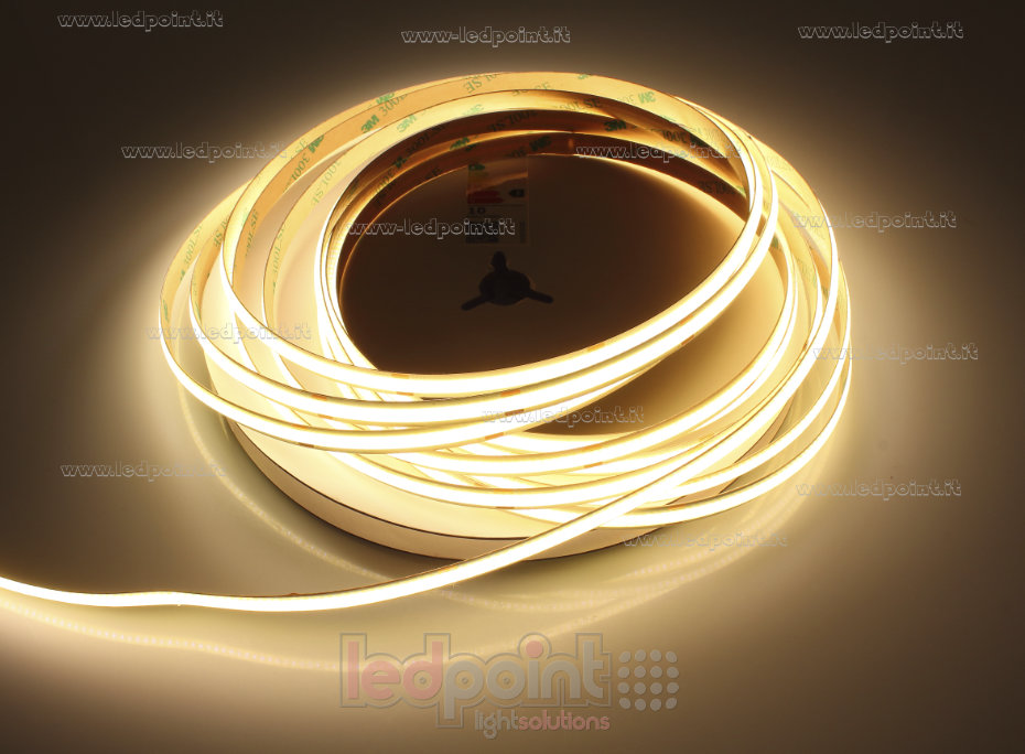 Tira de led COB 24V IP20 3000K 480led/m