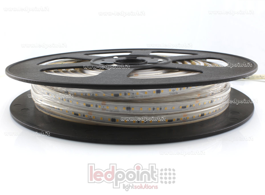 Tira de led 2835 230V IP65 3000K 120led/m