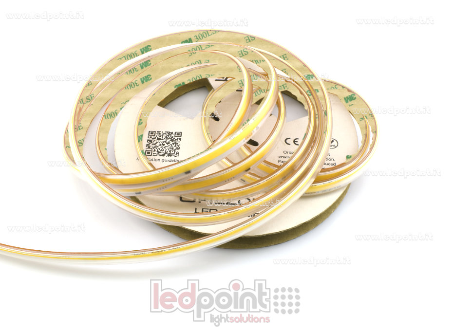 Tira de led COB 230V IP65 3000K 296led/m