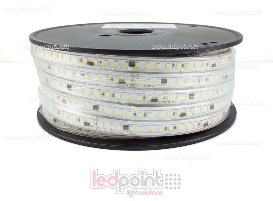 Tira de led 2835 230V IP65 4000K 130led/m