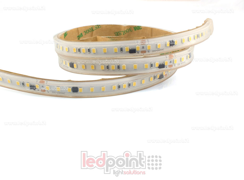 Tira de led 2835 230V IP65 4000K 130led/m