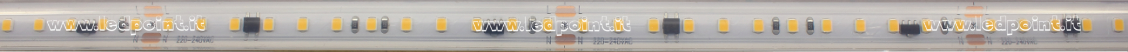 Tira de led 2835 230V IP65 4000K 120led/m