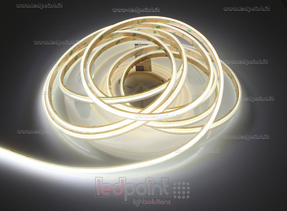Tira de led COB 12V IP65 4000K 486led/m