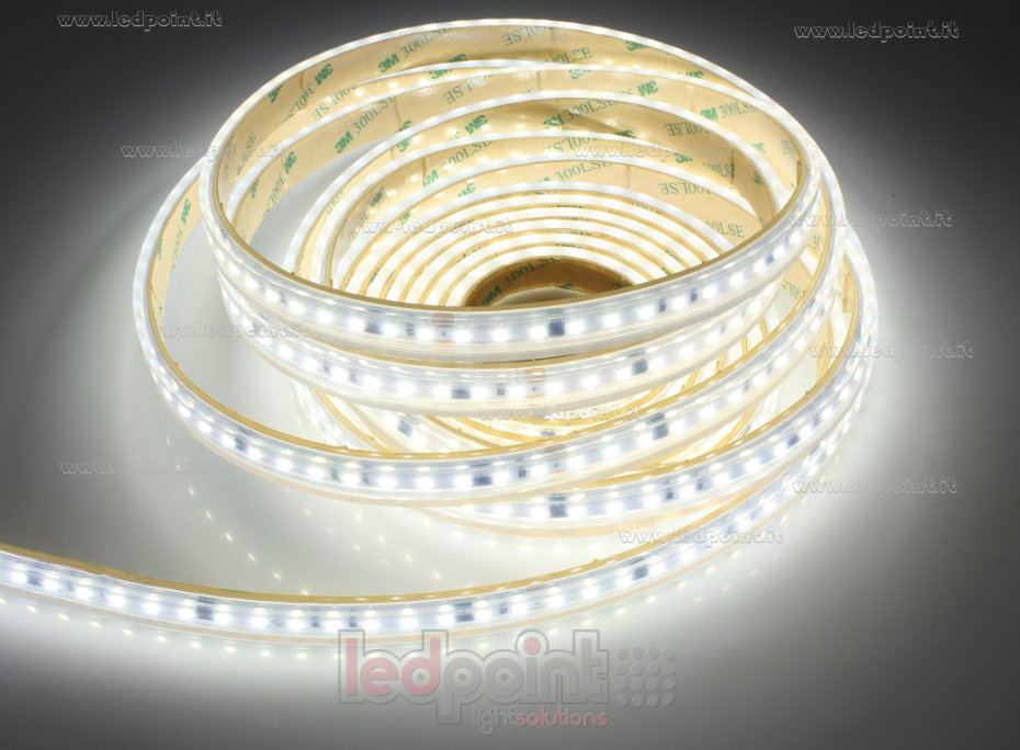 Tira de led 2835 230V IP65 4000K 120led/m