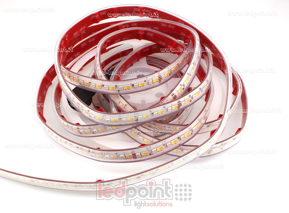 Tira de led 3838+2835+2835 24V IP65 RGBCCT 70+70+70led/m