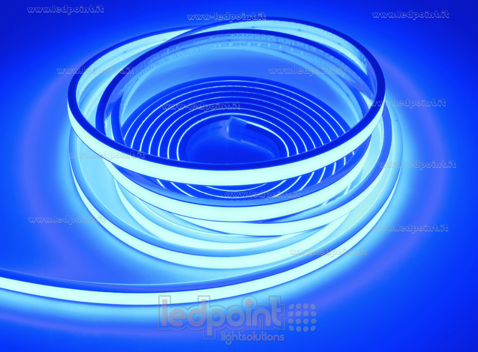 Tira de led 2025 24V IP67 460-465nm 264led/m