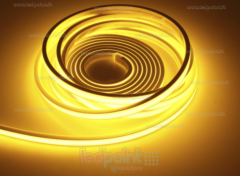 Tira de led 2025 24V IP67 Amarillo Dorado 264led/m