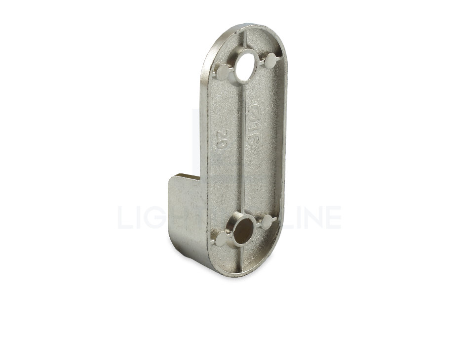 Soporte metálico para el montaje de perfiles de aluminio WB01-00