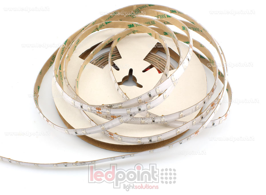 Tira de led 3528 24V IP53 467-470nm 60led/m