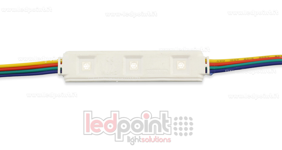 Módulo led RGB 12V 0,72W IP65 Módulo led RGB 12V 0,72W IP65