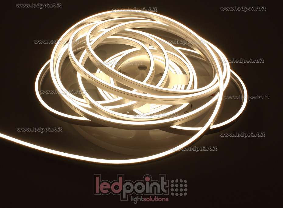 Led Neon Flex 2835 12V IP65 3000K 120led/m NE4x8LT-300-120821-5