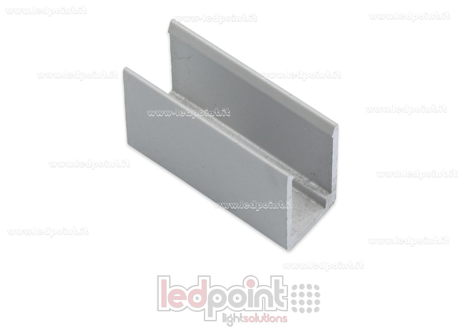 Clip de aluminio para fijar para Led Neon Flex 6x12mm Clip de aluminio para fijar para Led Neon Flex 6x12mm