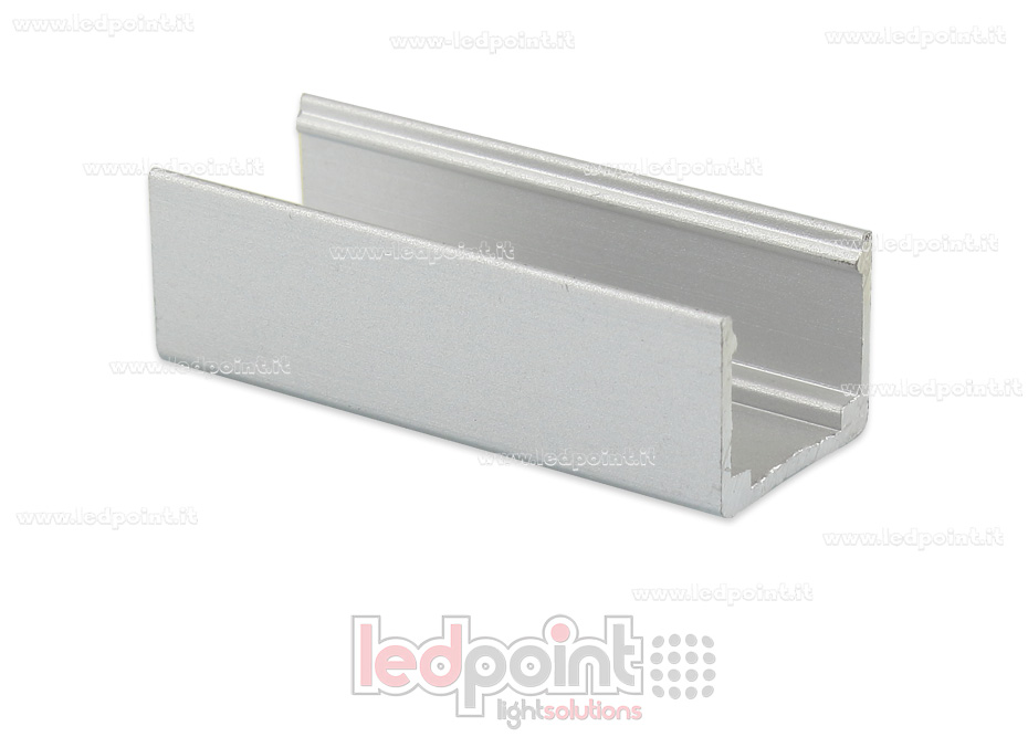Clip de aluminio para fijar, 5cm, para Led Neon Flex 10x10mm