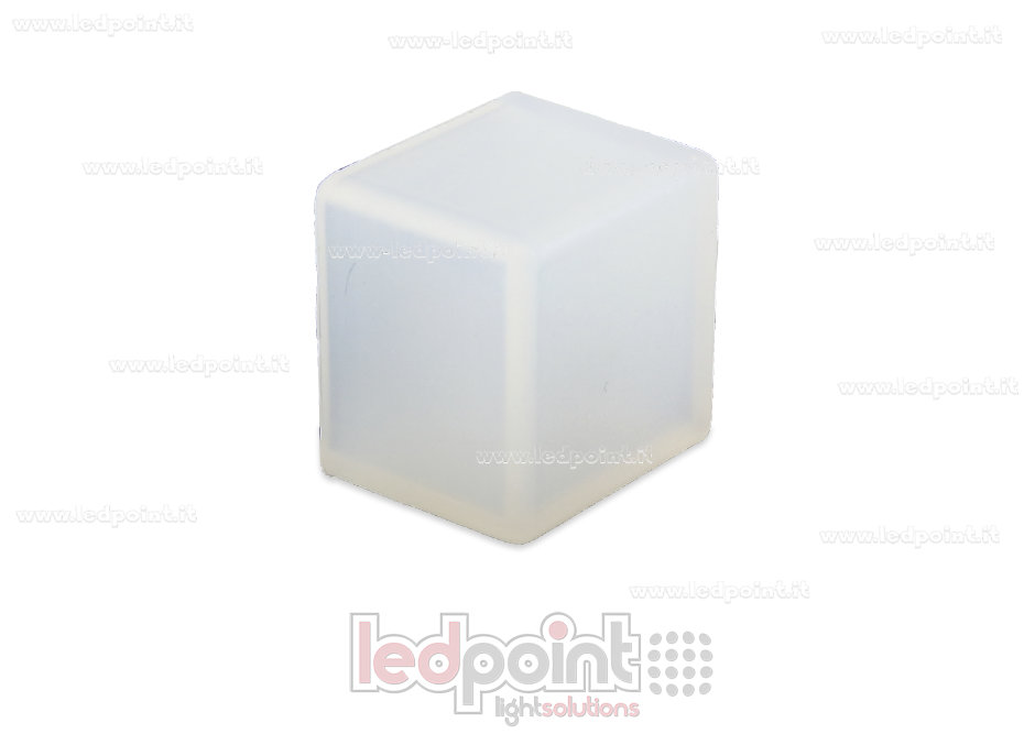 Tapa final para Led Neon Flex 10x10mm Tapa final para Led Neon Flex 10x10mm