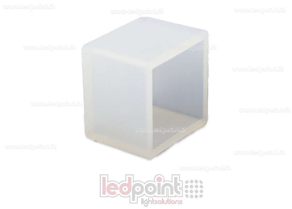 Tapa final para Led Neon Flex 12x12mm