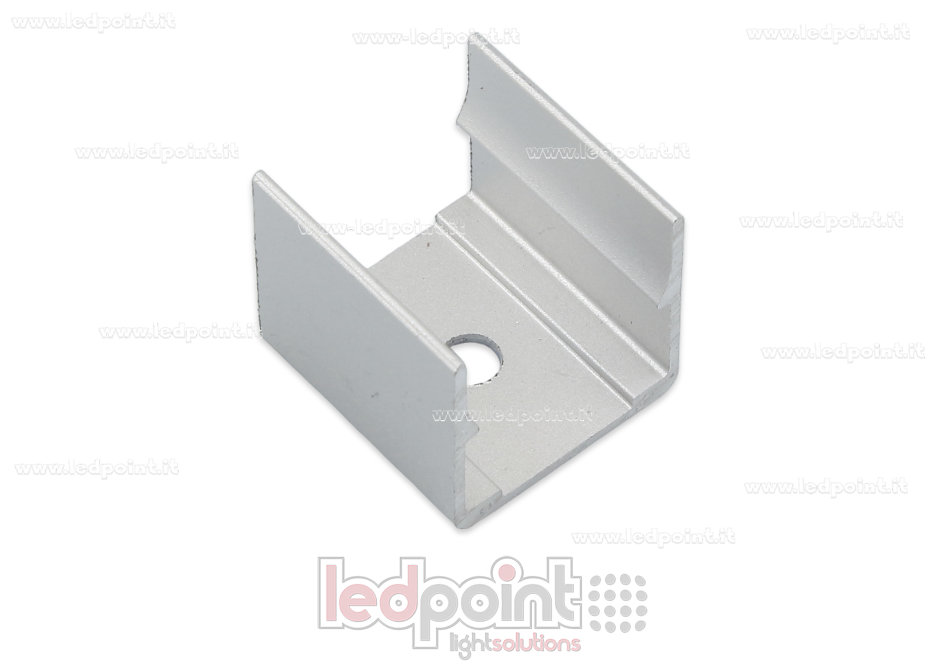Clip de aluminio para fijar para Led Neon Flex 16x16mm