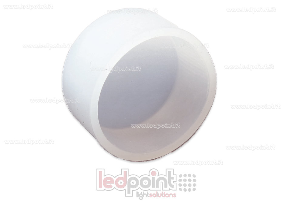 Tapón final para LED Neon Flex de 20 mm de diámetro Tapón final para LED Neon Flex de 20 mm de diámetro