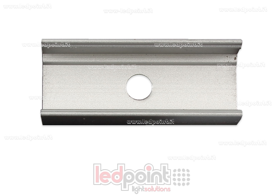 Clip de aluminio para fijar, 3cm, para Led Neon Flex 10mm Clip de aluminio para fijar, 3cm, para Led Neon Flex 10mm