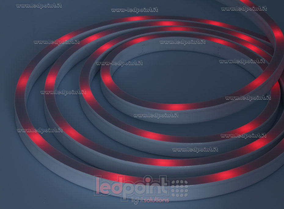 Led Neon Flex 5050 24V IP67 RGB 56led/m