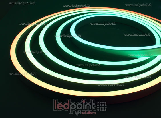Led Neon Flex 5050 24V IP67 RGB 56led/m