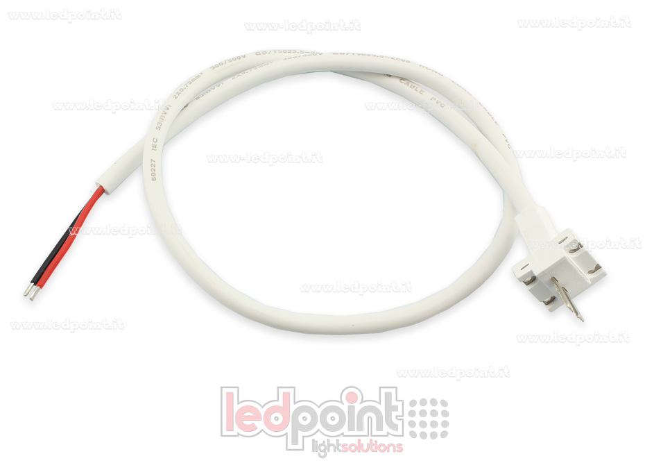 Kit conector 0,6m para Led Neon Flex 11mm