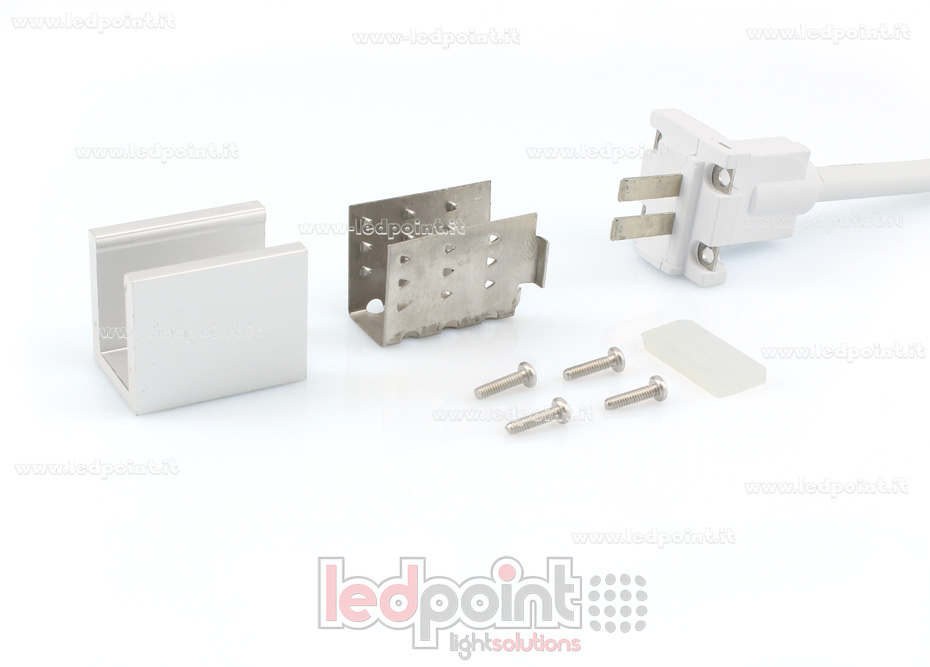 Kit conector 0,6m para Led Neon Flex 11mm